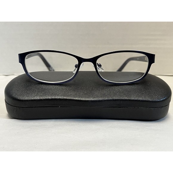 Foster Grant eyeglasses 53 16-135 PD58.5MM blue metal - Picture 1 of 8